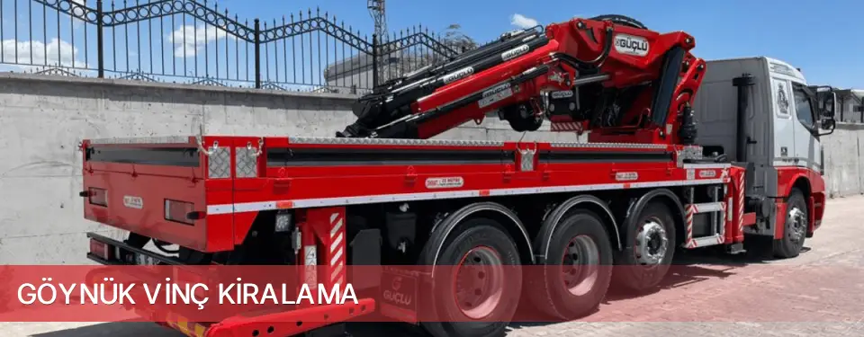 Göynük İlçemi Vinç Kiralama
